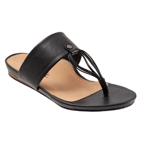 Softwalk Calimesa S2105-001 Womens Black Narrow Flip-Flops Sandals Shoes