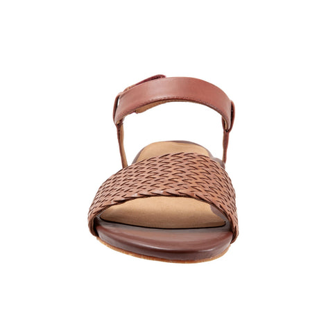 Softwalk Ceres S2106-236 Womens Brown Leather Strap Strap Sandals Shoes