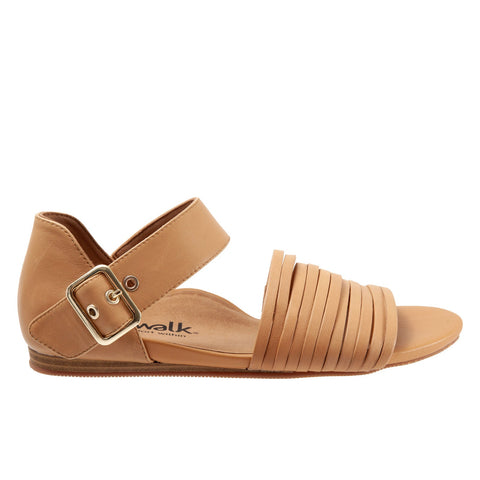 Softwalk Cori S2107-154 Womens Brown Narrow Leather Strap Sandals Shoes
