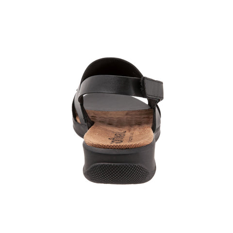 Softwalk Tulare S2114-001 Womens Black Narrow Slingback Sandals Shoes