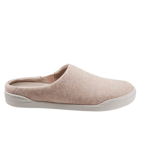 Softwalk Auburn S2151-156 Womens Beige Canvas Slip On Clog Sandals Shoes