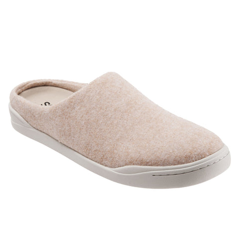 Softwalk Auburn S2151-156 Womens Beige Canvas Slip On Clog Sandals Shoes