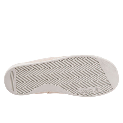 Softwalk Auburn S2151-156 Womens Beige Canvas Slip On Clog Sandals Shoes