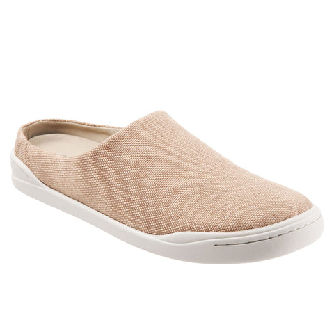Softwalk Auburn S2151-279 Womens Beige Narrow Canvas Clog Sandals Shoes