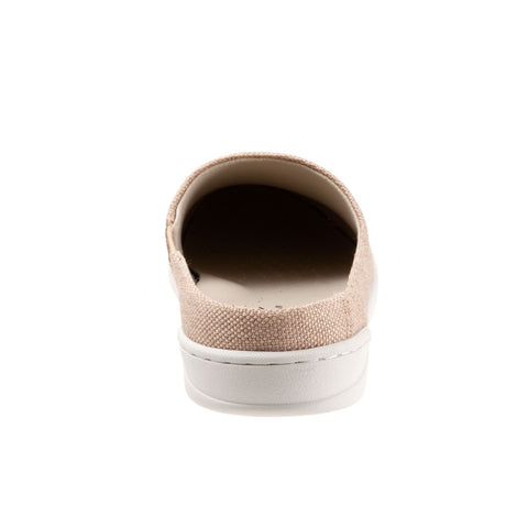 Softwalk Auburn S2151-279 Womens Beige Canvas Slip On Clog Sandals Shoes