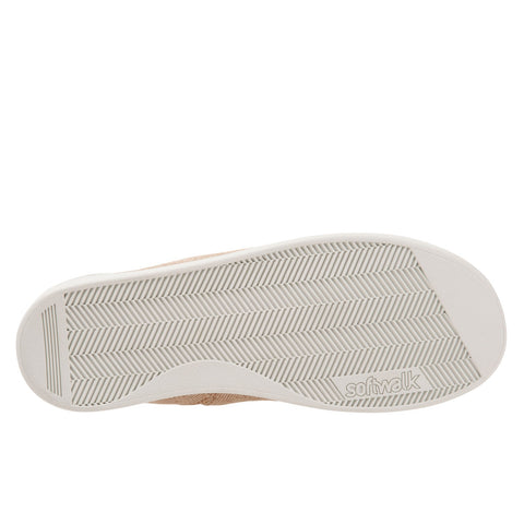 Softwalk Auburn S2151-279 Womens Beige Narrow Canvas Clog Sandals Shoes