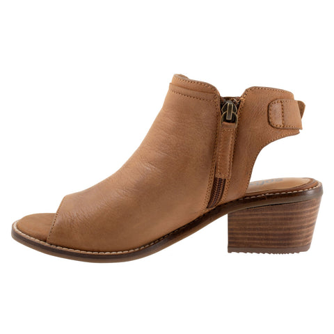 Softwalk Novara S2314-223 Womens Brown Narrow Leather Heeled Sandals Boots