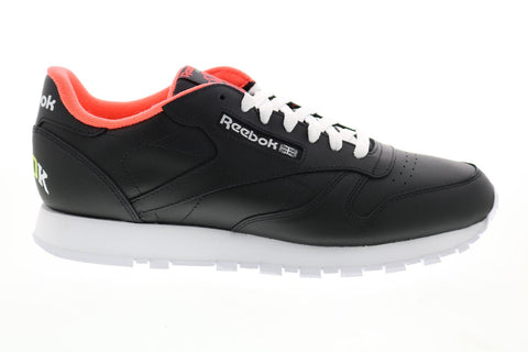Australsk person Hotellet skepsis Reebok Classic Leather S23909 Mens Black Lace Up Lifestyle Sneakers Sh -  Ruze Shoes