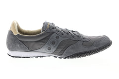 Saucony Bullet S2943-168 Mens Gray Suede Canvas Athletic Running Shoes