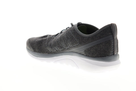 Saucony Swivel S30003-1 Womens Black Suede Low Top Athletic Running Shoes