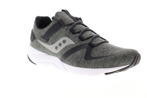 Saucony Grid 9000 Mod S40014-1 Mens Green Canvas Athletic Running Shoes