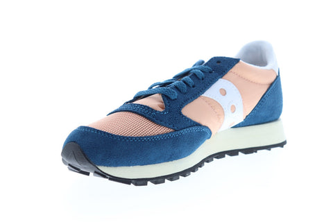Saucony Jazz Original Vintage S60368-42 Womens Blue Athletic Running Shoes