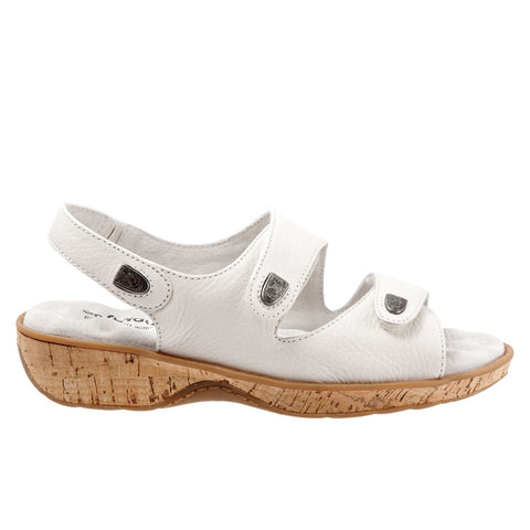Softwalk Bolivia S9528-115 Womens White Narrow Slingback Sandals Shoes