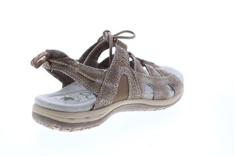 Earth Origins Sassy Womens Brown Wide Leather Gladiator Sandals Shoes