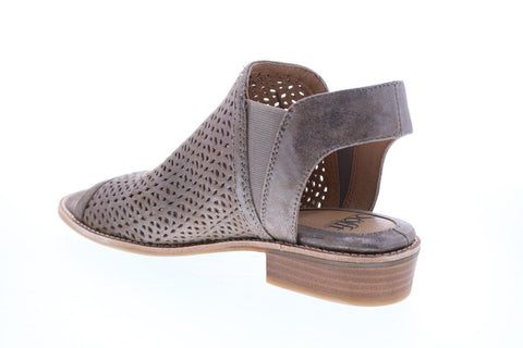 Sofft Nalda Smoke SF0002190 Womens Gray Leather Strap Slingback Sandals Shoes