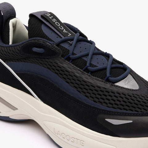 Lacoste Audyssor 123 1 SMA Mens Black Canvas Lifestyle Sneakers Shoes