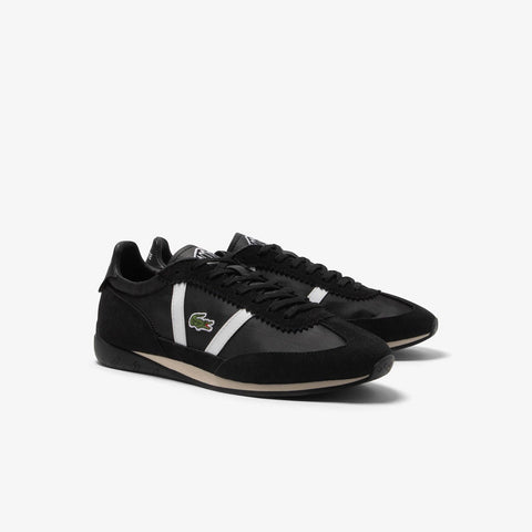 Lacoste Low Pro Vtg 223 1 CMA Mens Black Suede Lifestyle Sneakers Shoes