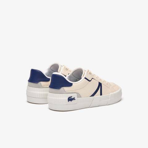 Lacoste L004 223 4 CMA Mens Beige Leather Lifestyle Sneakers Shoes