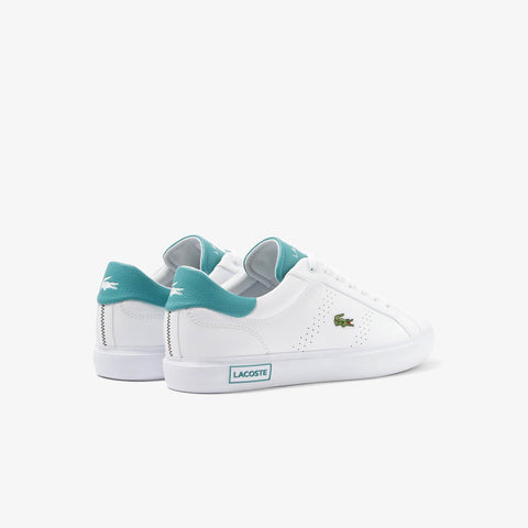 Lacoste Powercourt 2.0 223 2 SMA Mens White Leather Lifestyle Sneakers Shoes
