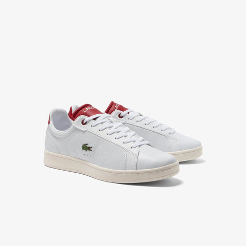 Lacoste Carnaby Pro 2232 SMA Mens White Leather Lifestyle Sneakers Shoes
