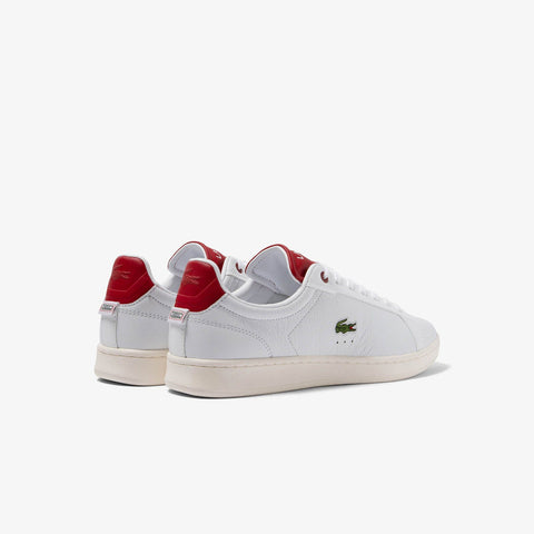 Lacoste Carnaby Pro 2232 SMA Mens White Leather Lifestyle Sneakers Shoes