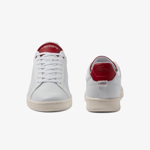 Lacoste Carnaby Pro 2232 SMA Mens White Leather Lifestyle Sneakers Shoes