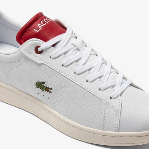 Lacoste Carnaby Pro 2232 SMA Mens White Leather Lifestyle Sneakers Shoes