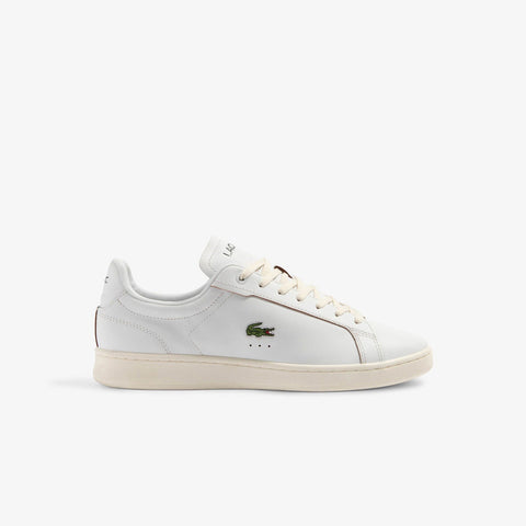 Lacoste Carnaby Pro 2233 SMA Mens White Leather Lifestyle Sneakers Shoes