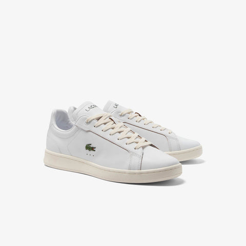 Lacoste Carnaby Pro 2233 SMA Mens White Leather Lifestyle Sneakers Shoes