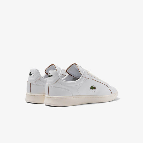 Lacoste Carnaby Pro 2233 SMA Mens White Leather Lifestyle Sneakers Shoes