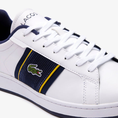 Lacoste Carnaby Pro Cgr 2231 SMA Mens White Leather Lifestyle Sneakers Shoes