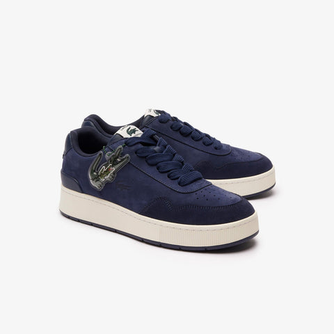 Lacoste Ace Clip 223 4 SMA Mens Blue Suede Lifestyle Sneakers Shoes