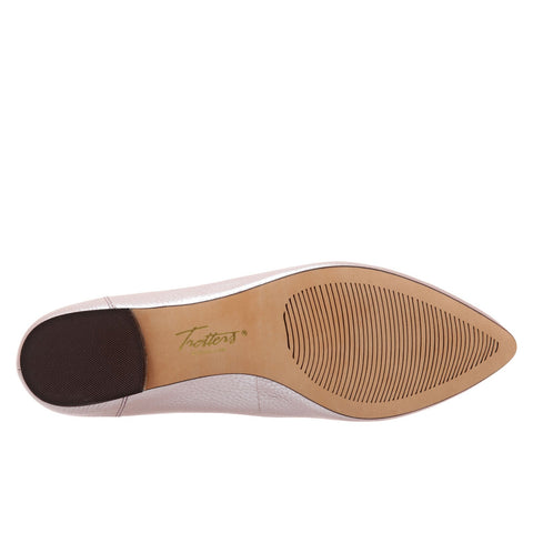 Trotters Ember T1853-715 Womens Pink Leather Loafer Flats Shoes