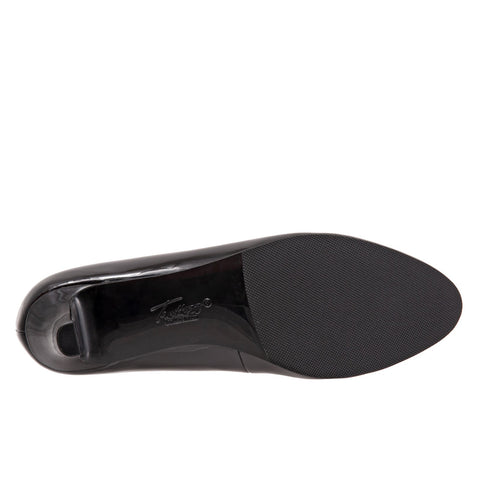 Trotters Fab T1905-005 Womens Black Leather Pumps Heels Shoes