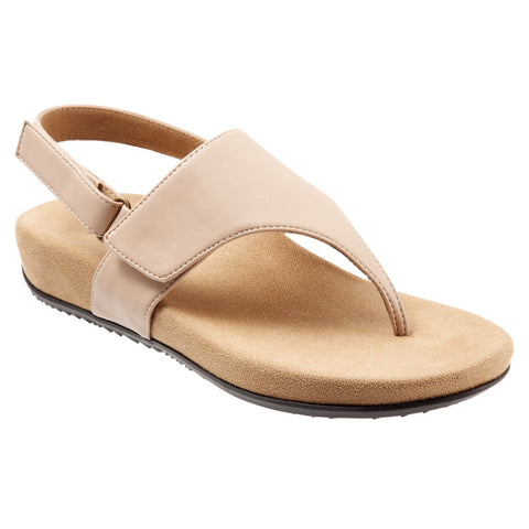 Trotters Pamola T1916-234 Womens Brown Leather Slingback Sandals Shoes