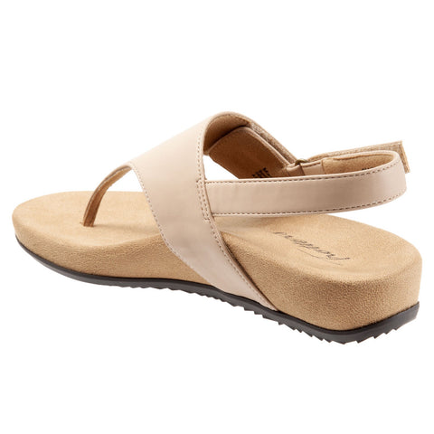 Trotters Pamola T1916-234 Womens Brown Leather Slingback Sandals Shoes