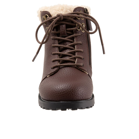 Trotters Becky 2.0 T2052-200 Womens Burgundy Extra Wide Casual Dress Boots