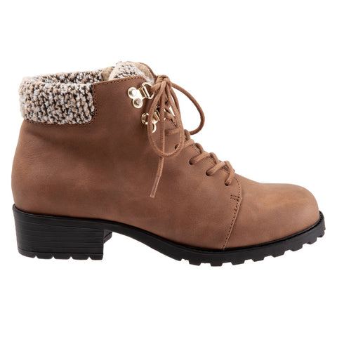 Trotters Becky 2.0 T2052-253 Womens Brown Leather Casual Dress Boots