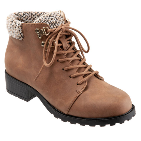 Trotters Becky 2.0 T2052-253 Womens Brown Leather Casual Dress Boots