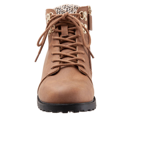 Trotters Becky 2.0 T2052-253 Womens Brown Leather Casual Dress Boots