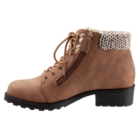Trotters Becky 2.0 T2052-253 Womens Brown Leather Casual Dress Boots