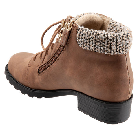 Trotters Becky 2.0 T2052-253 Womens Brown Leather Casual Dress Boots