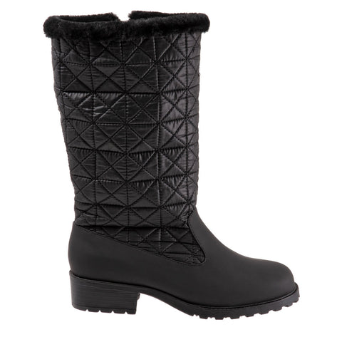 Trotters Benji 2.0 T2151-001 Womens Black Leather Casual Dress Boots