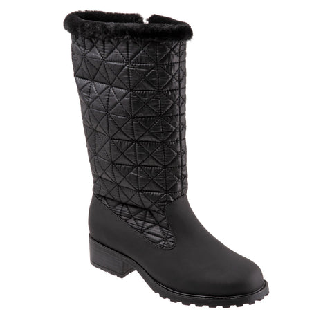 Trotters Benji 2.0 T2151-001 Womens Black Leather Casual Dress Boots