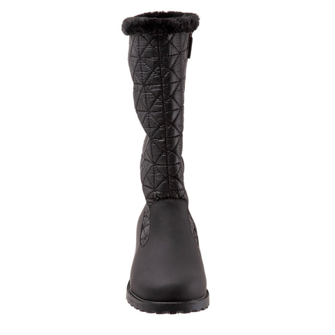 Trotters Benji 2.0 T2151-001 Womens Black Leather Casual Dress Boots