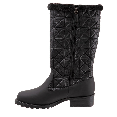 Trotters Benji 2.0 T2151-001 Womens Black Leather Casual Dress Boots
