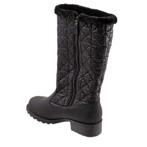 Trotters Benji 2.0 T2151-001 Womens Black Leather Casual Dress Boots