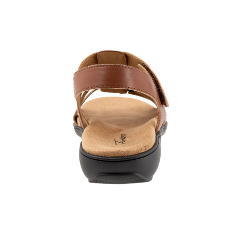 Trotters Tiki Laser T2322-215 Womens Brown Narrow Slingback Sandals Shoes