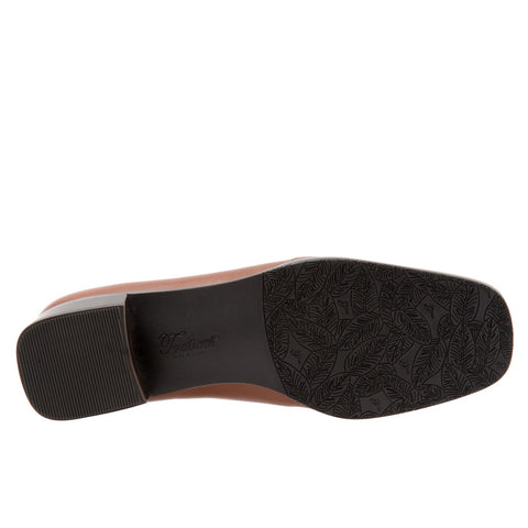 Trotters Ash T4158-206 Womens Brown Wide Loafers & Slip Ons Casual Shoes