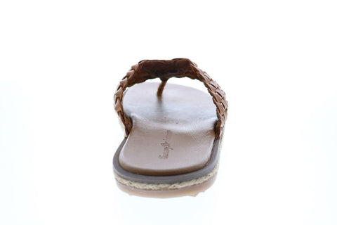 Tommy Bahama Salthom TB20M00006 Mens Brown Leather Flip-Flops Sandals Shoes